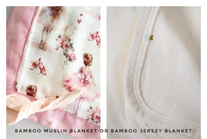 Bamboo muslin blanket vs Bamboo jersey blanket