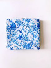 Blue Cat Toile Bamboo Nursing Poncho