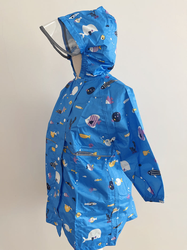 Kids Raincoat - Aquarium