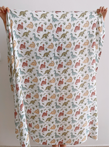 Dinos Bamboo Swaddle Wrap