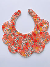 Floral Medley Bib - Orange