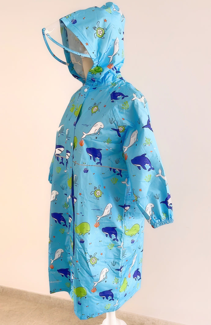 Kids Raincoat - Sea Life