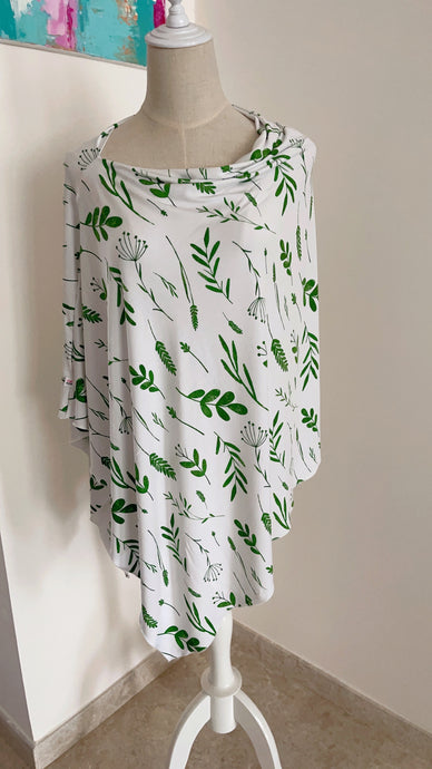 (Will be re-stocked end Feb24)Foliage bamboo Nursing Poncho