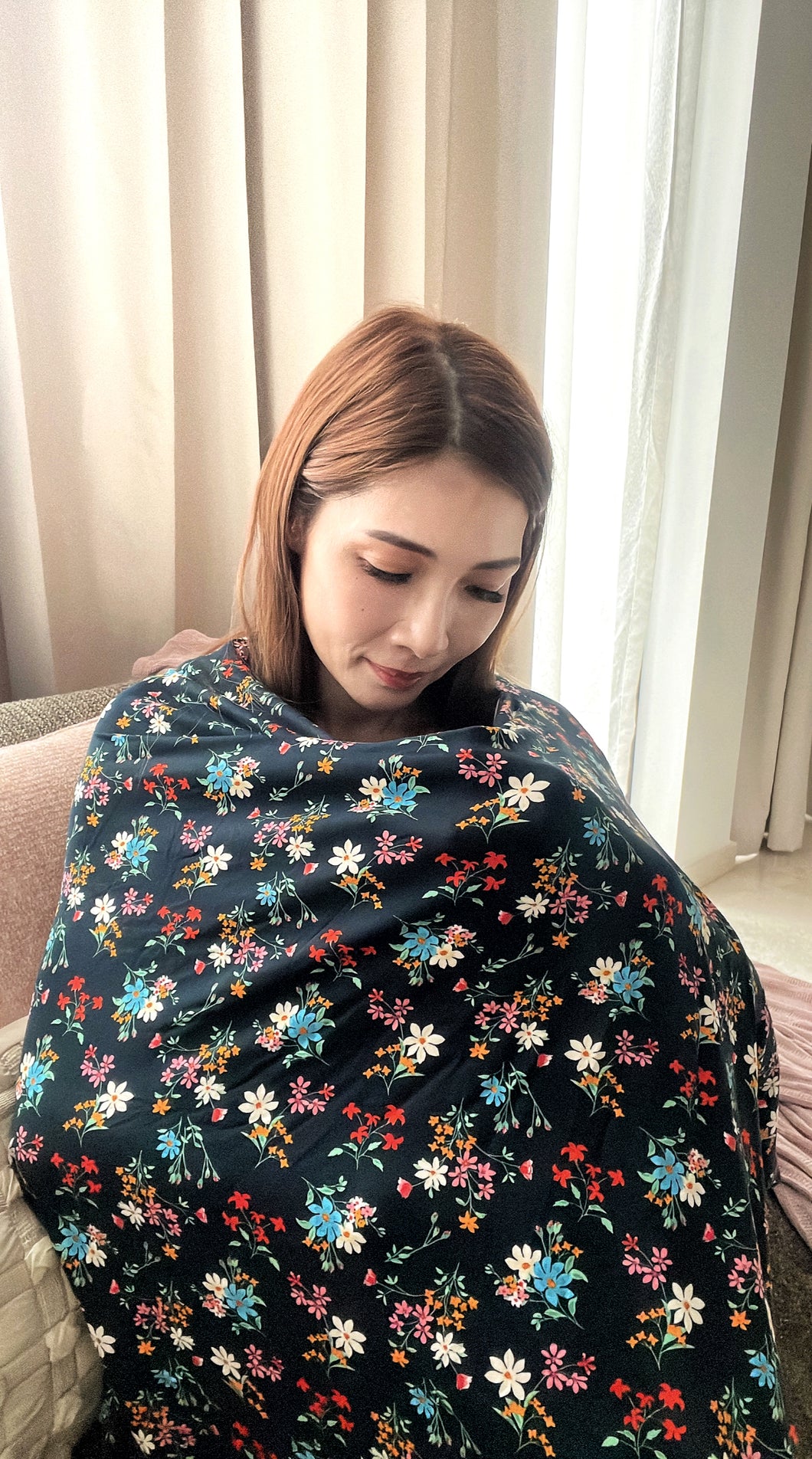 Eco Moonlight Garden Nursing Poncho