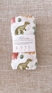 Dinos Bamboo Swaddle Wrap