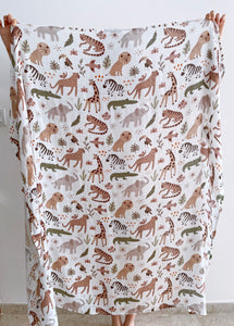 Safari Bamboo Swaddle Wrap