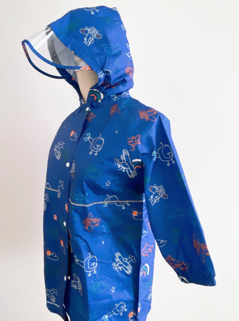 Kids Raincoat - Aeroplanes