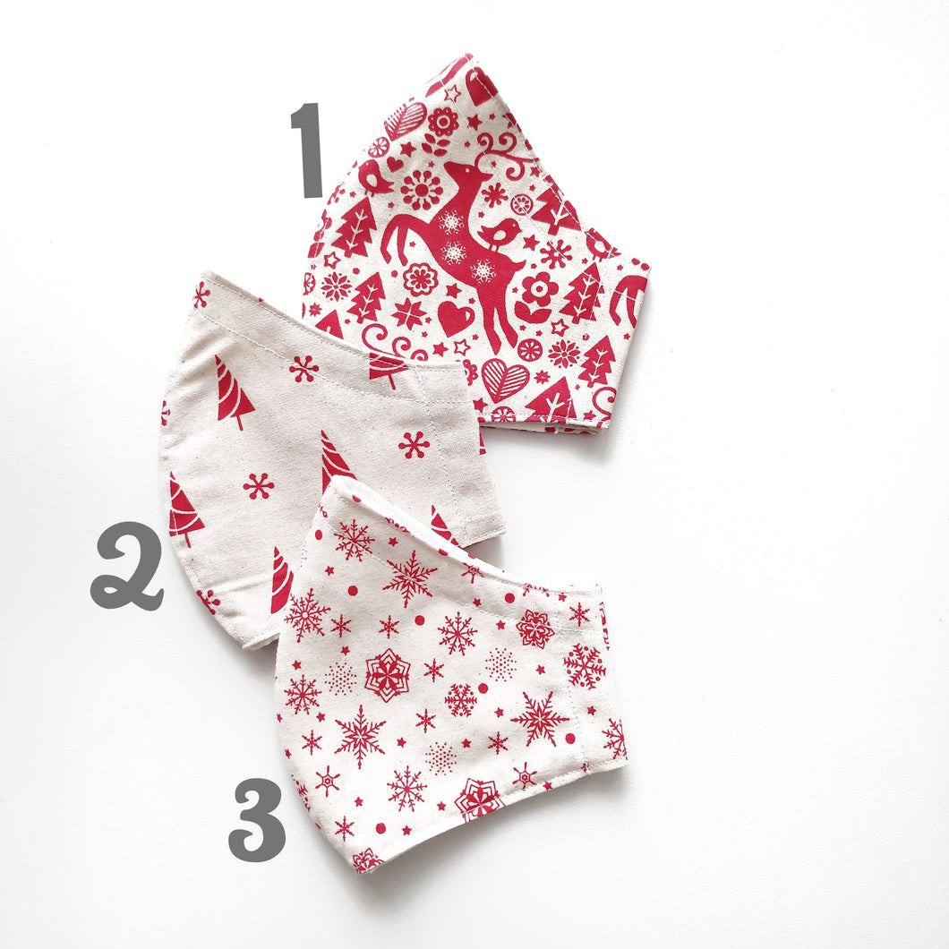 Christmas Series Face Mask (3 designs)
