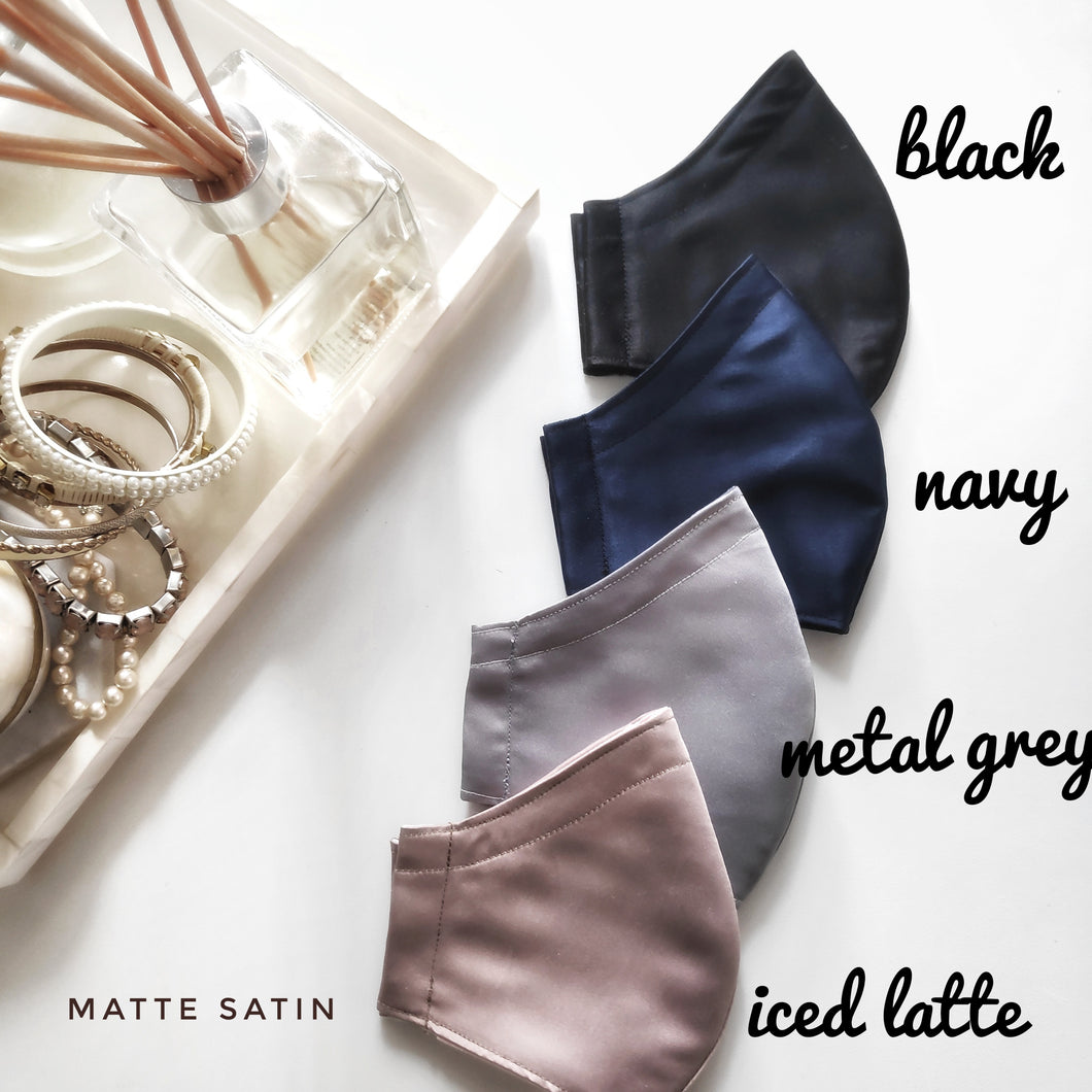 Matte Satin Face Masks