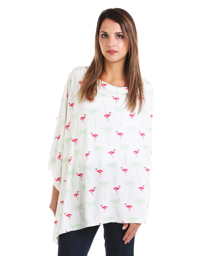 Flamingo Nursing Poncho