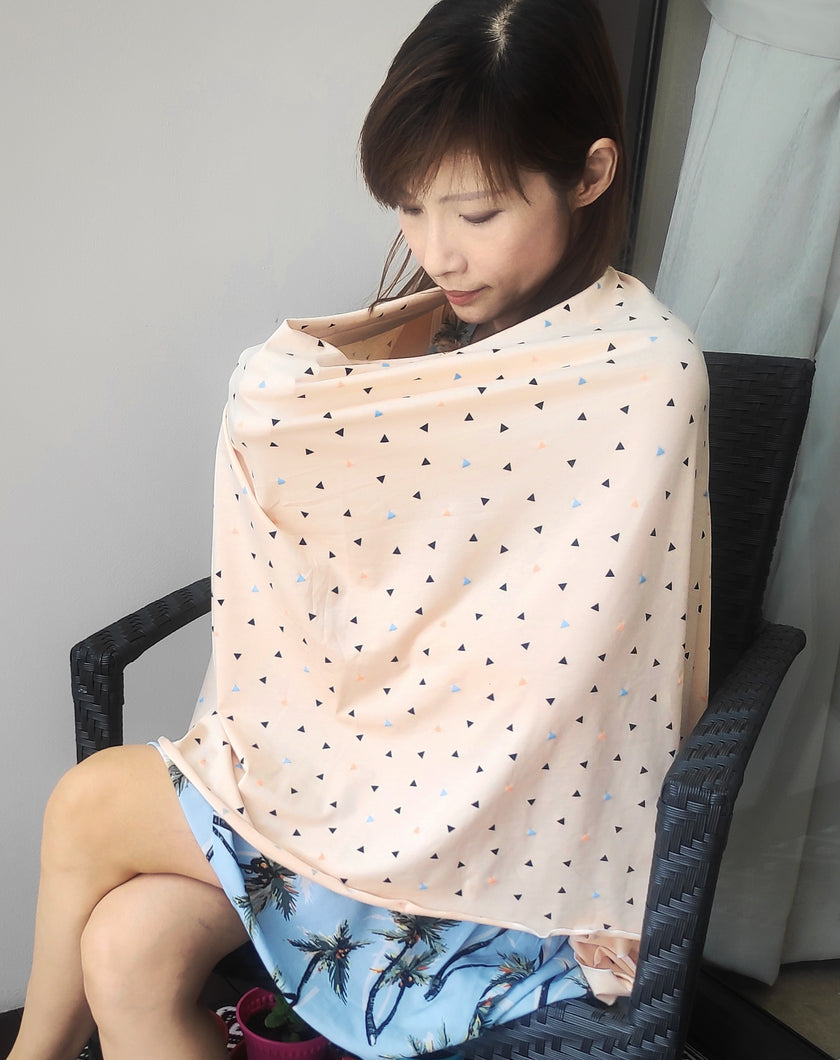 Petite Confetti Nursing Poncho (Cotton Spandex)