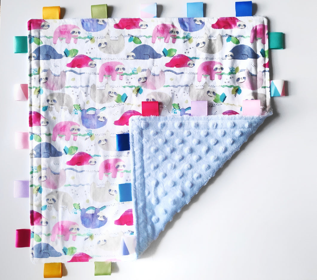 Sloth Tag Blankie