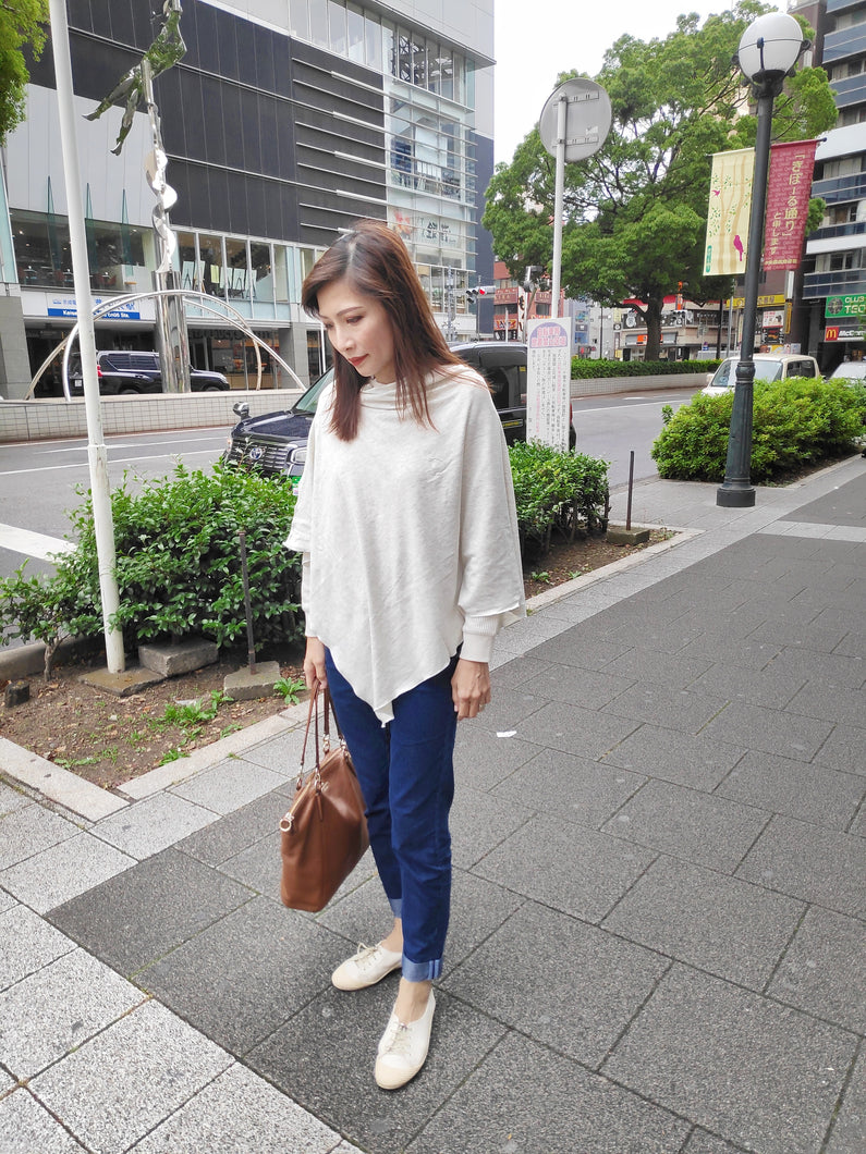 Oatmeal Nursing Poncho no I