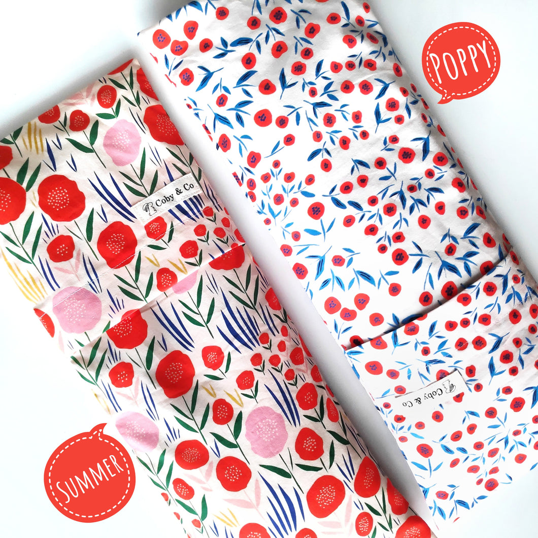 Poppy Beansprout Husk Pillow *Organic Cotton*