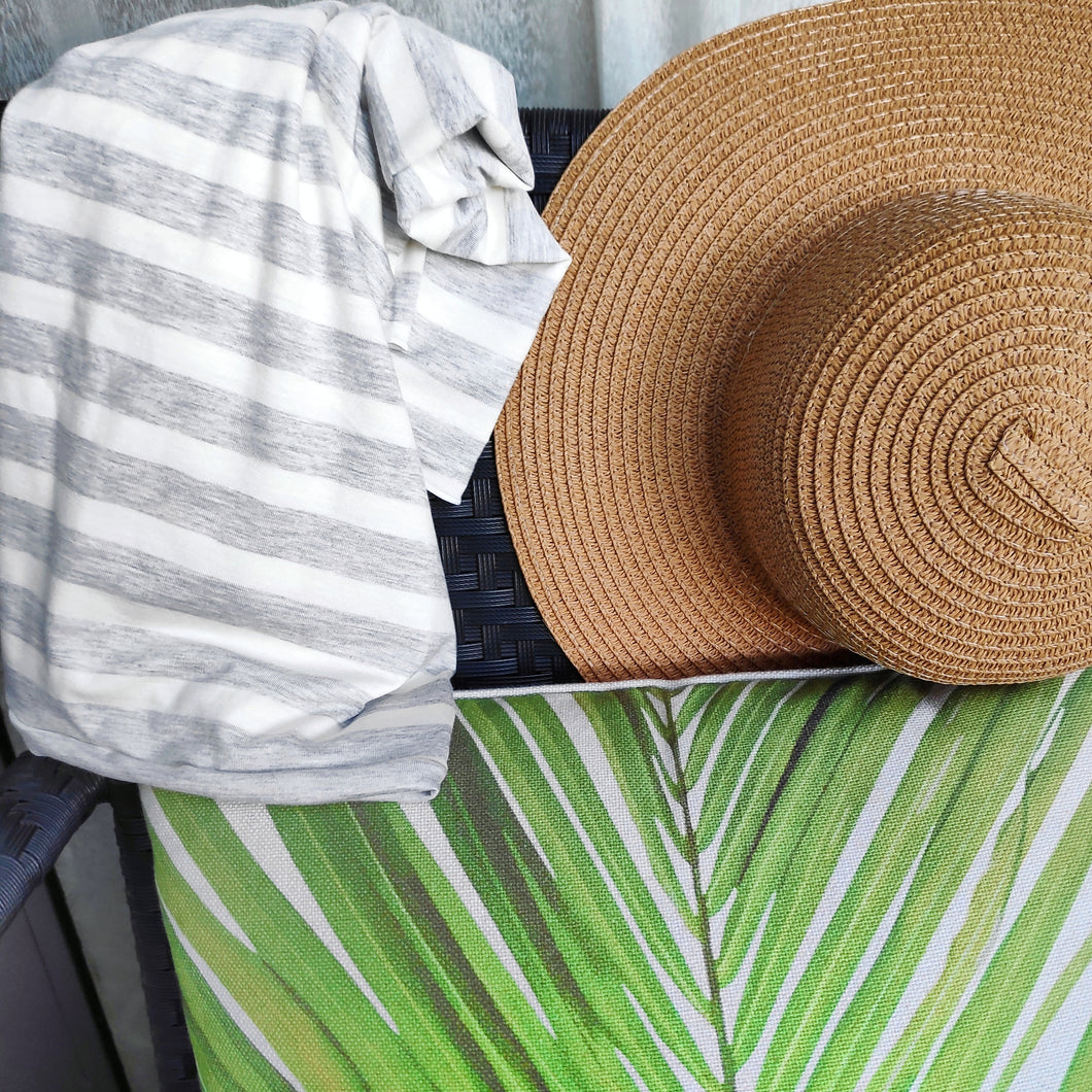Wide-Striped Nursing Poncho