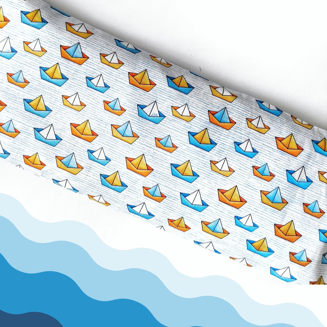 Origami Boat Beansprout Husk Pillow