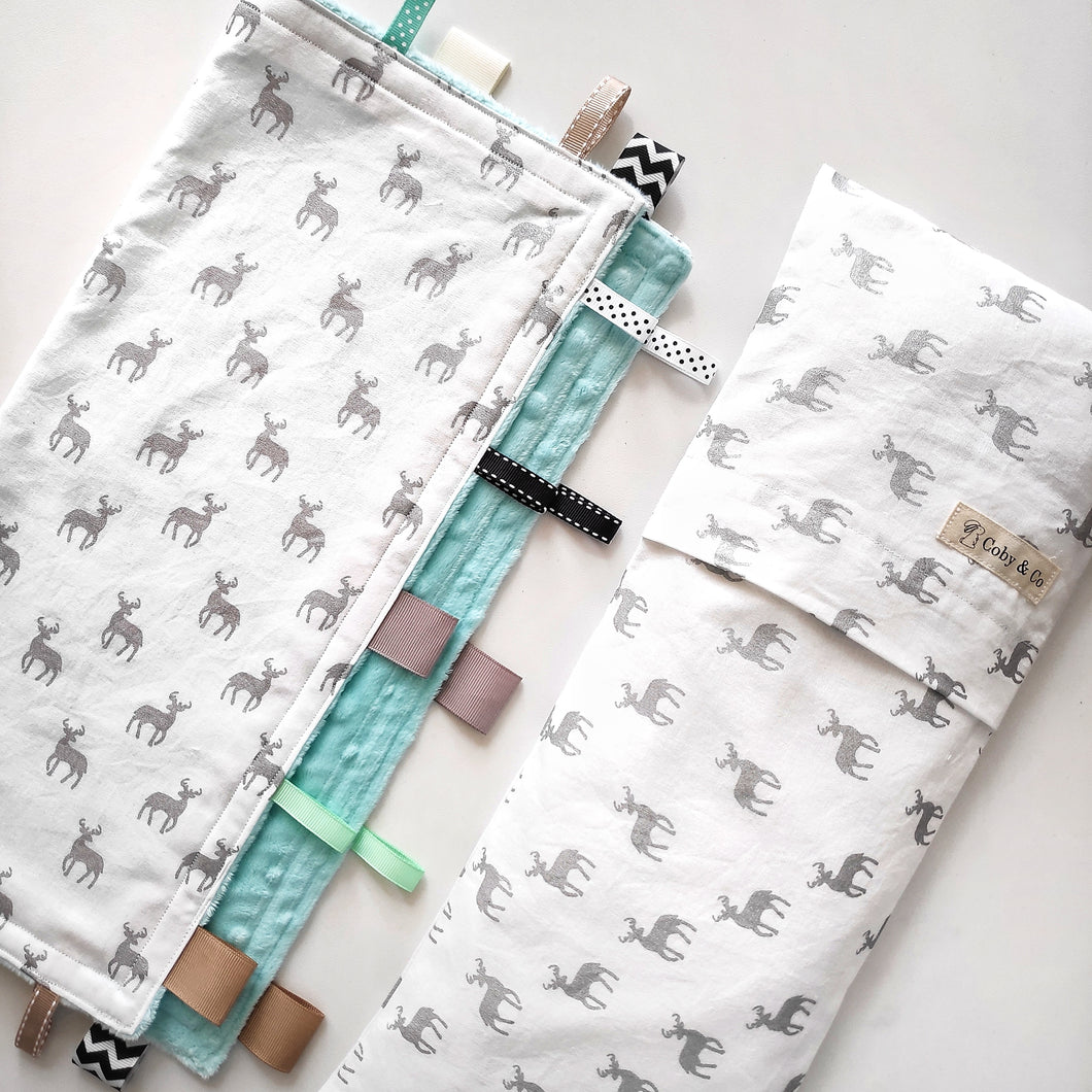 Reindeer Tag Blankie