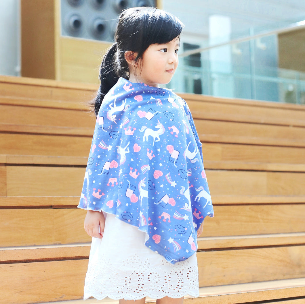 Unicorn Children's Poncho (Cotton blend)