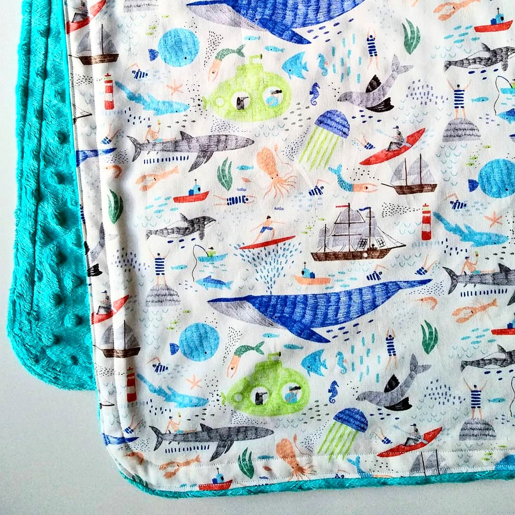 Sealife  Cloud Blanket