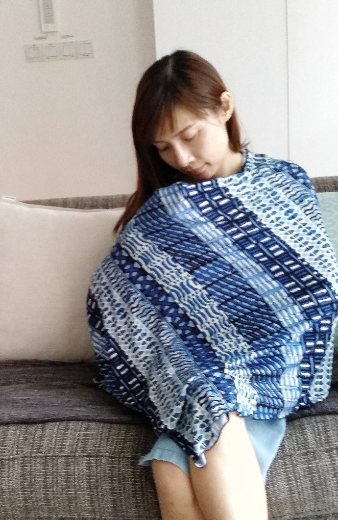 Blue Dunes Nursing Poncho