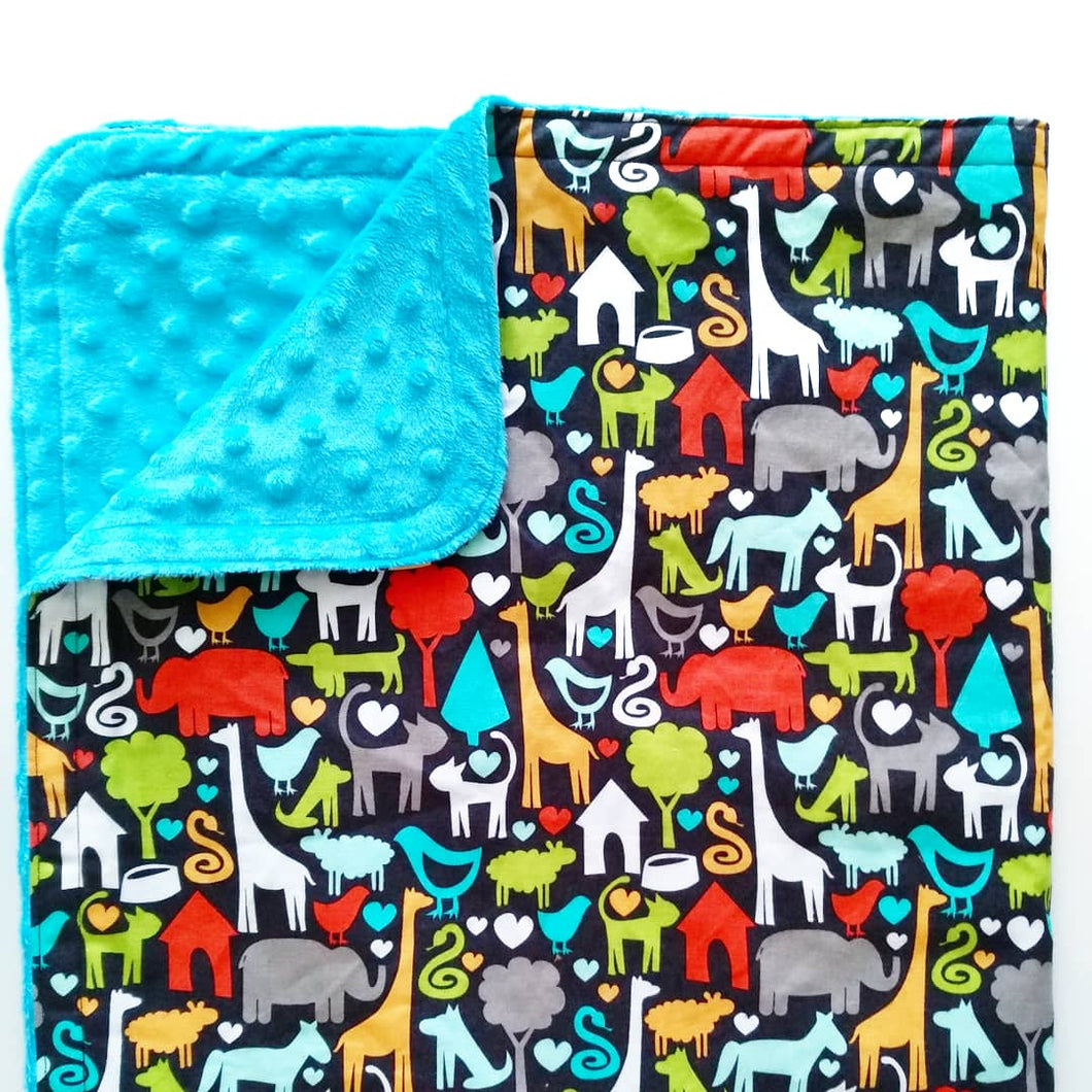 Animal Kingdom Cloud Blanket