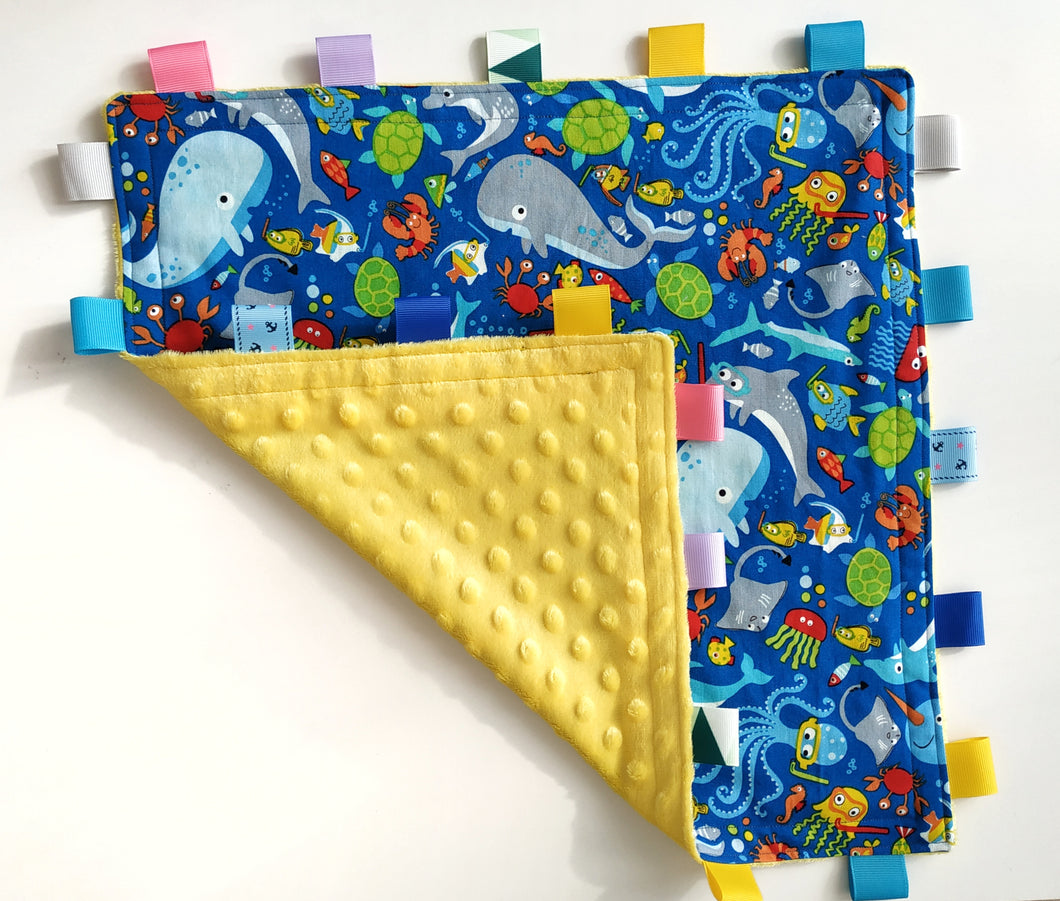 Seaworld Tag Blankie