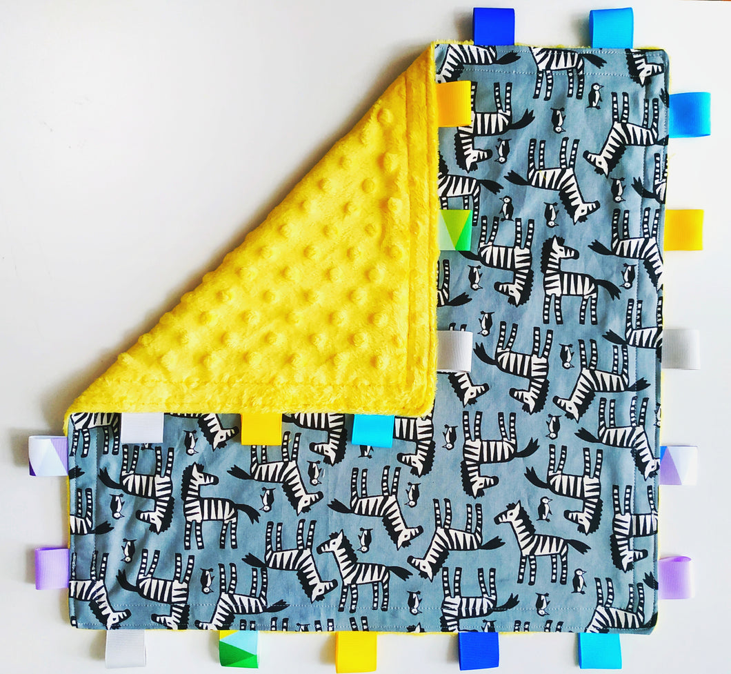 Zebra Tag Blankie