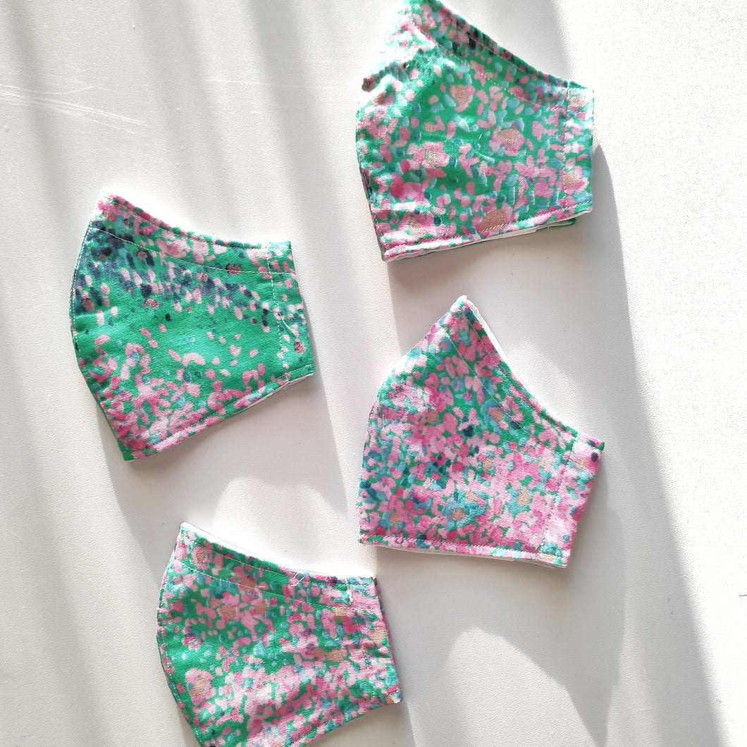 Garden Double Gauze Face Mask (Nano Iro Designer Collection)