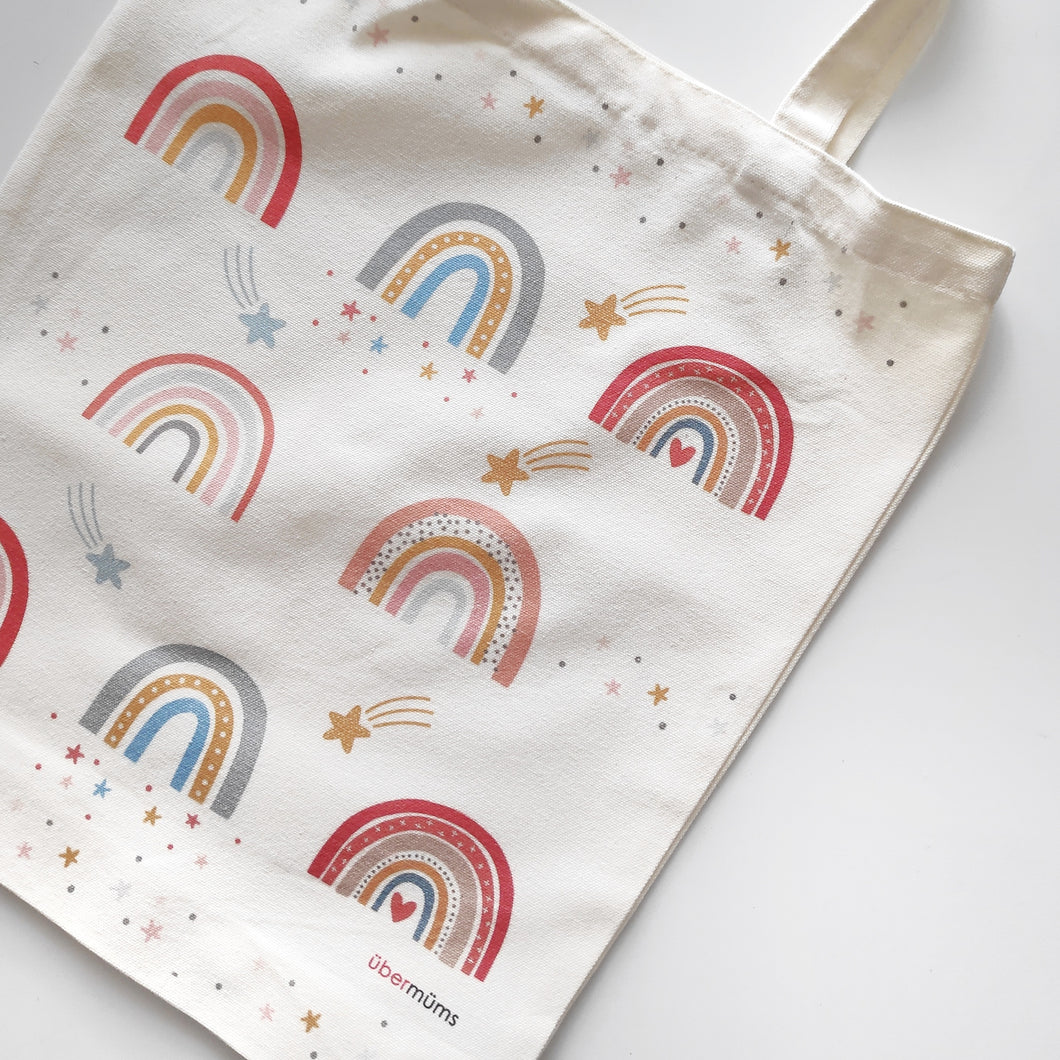 Boho Rainbow Tote Bag ( eco series)