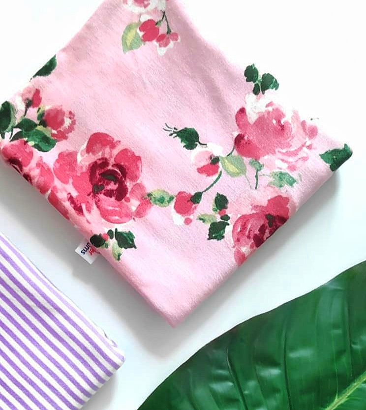 Damask Rose Children's Ponchos (Rayon Spandex)