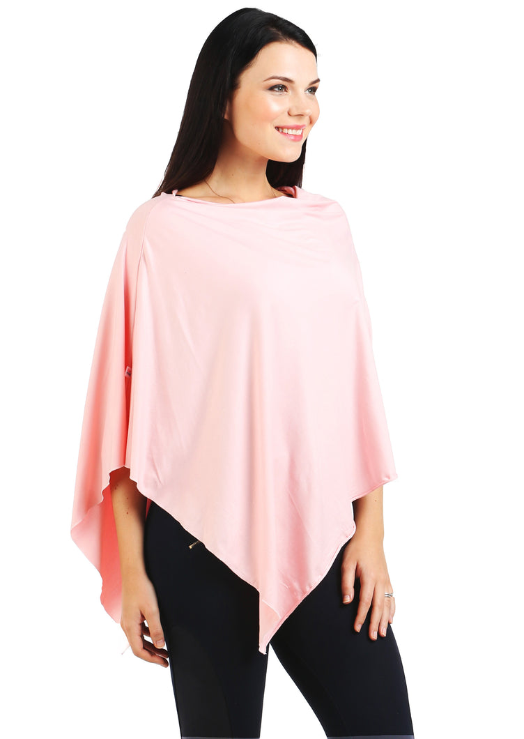 Blush Pink Nursing Poncho