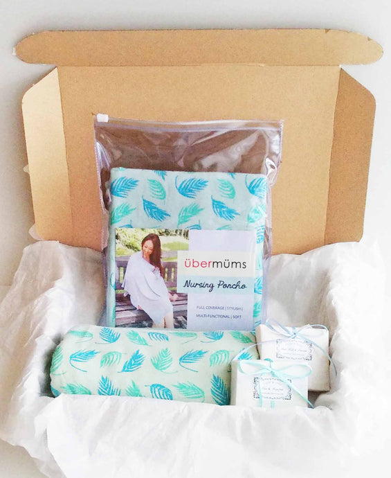All Natural Soaps + Nursing Poncho Gift Set