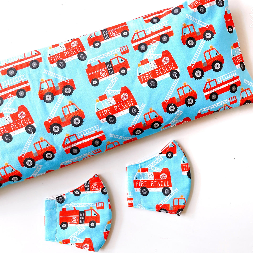 Fire Trucks Face Mask