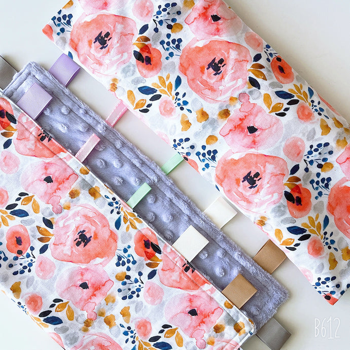 Watercolour Roses Tag Blankie