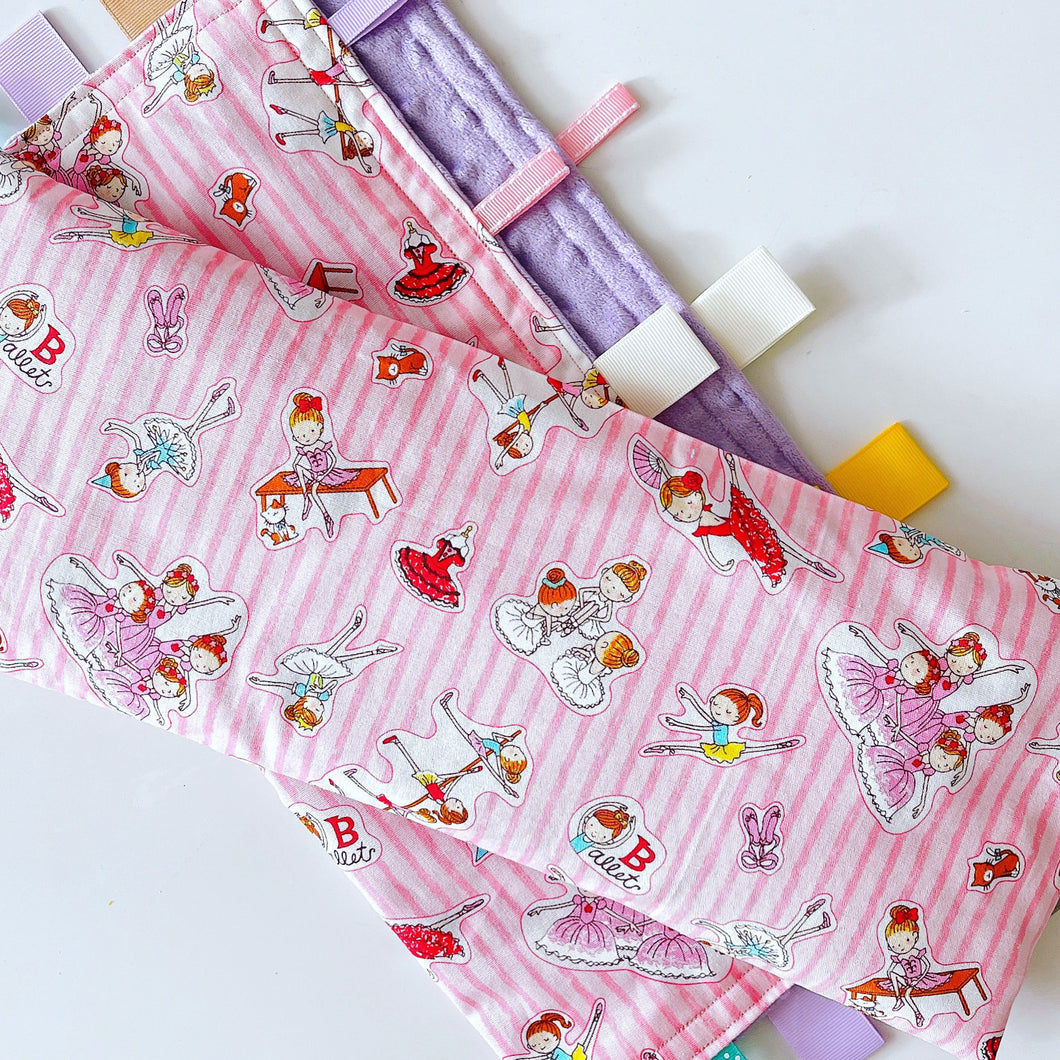 Pink Ballerinas Tag Blankie