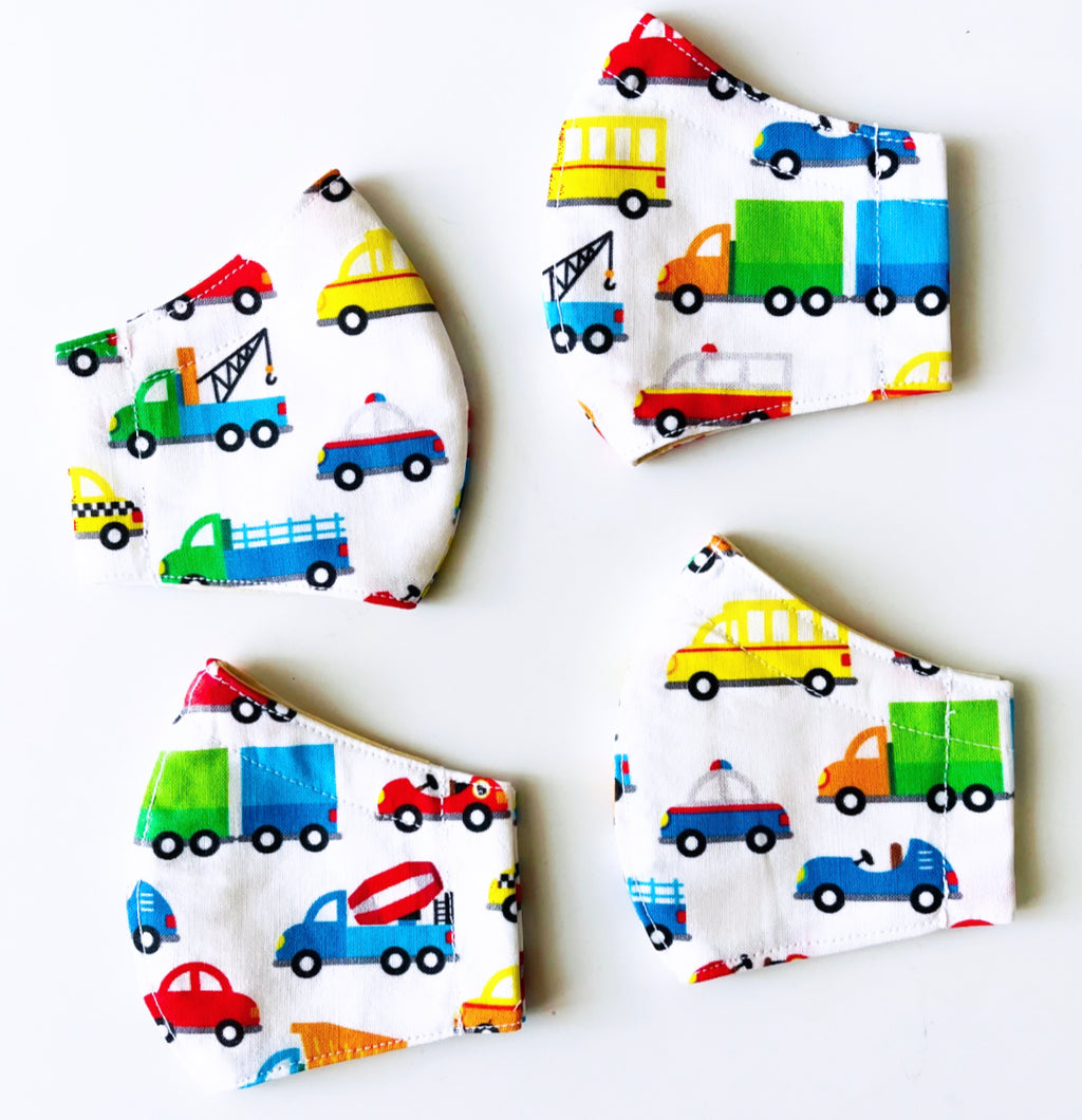 Colourful  Cars Face Mask