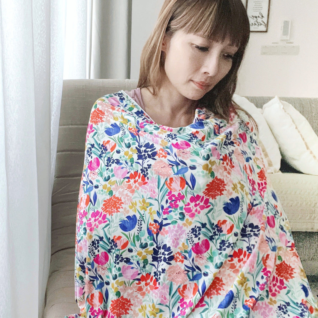 French Garden Nursing Poncho