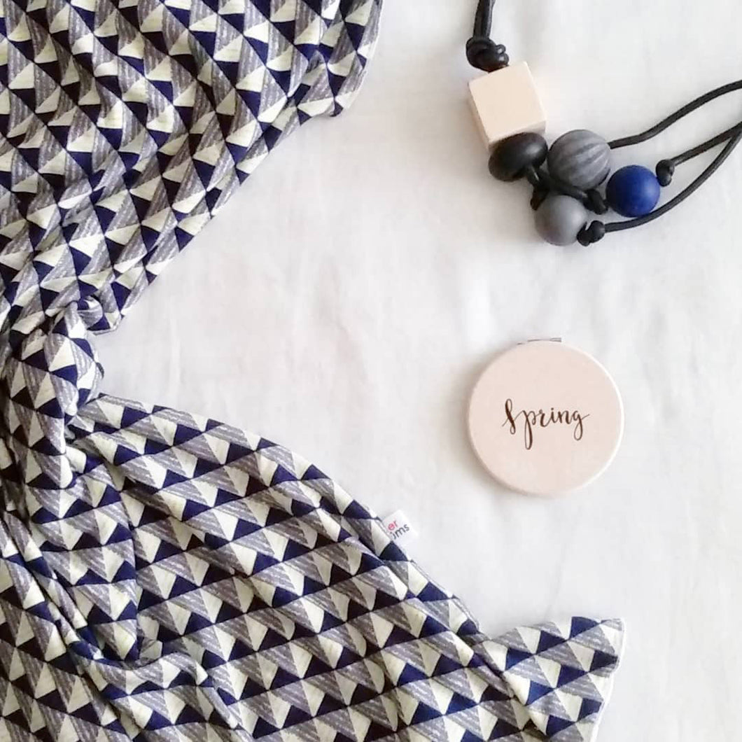 Mod Navy Nursing Poncho