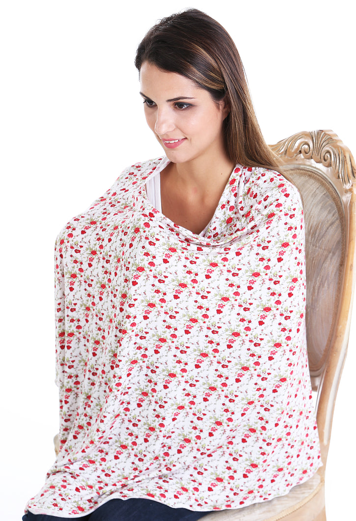 Wild Flowers Nursing Poncho